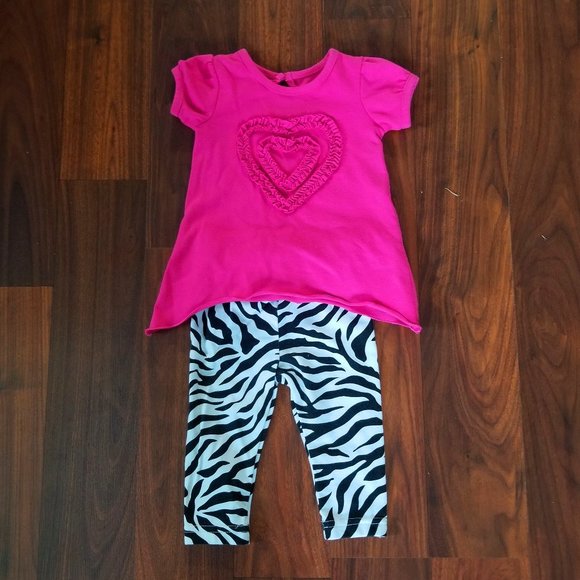 Kidgets Other - 🎀 $5 or 4 for $10 Baby Girls' Kidgets set (top + leggings), sz 3-6 months, VGUC